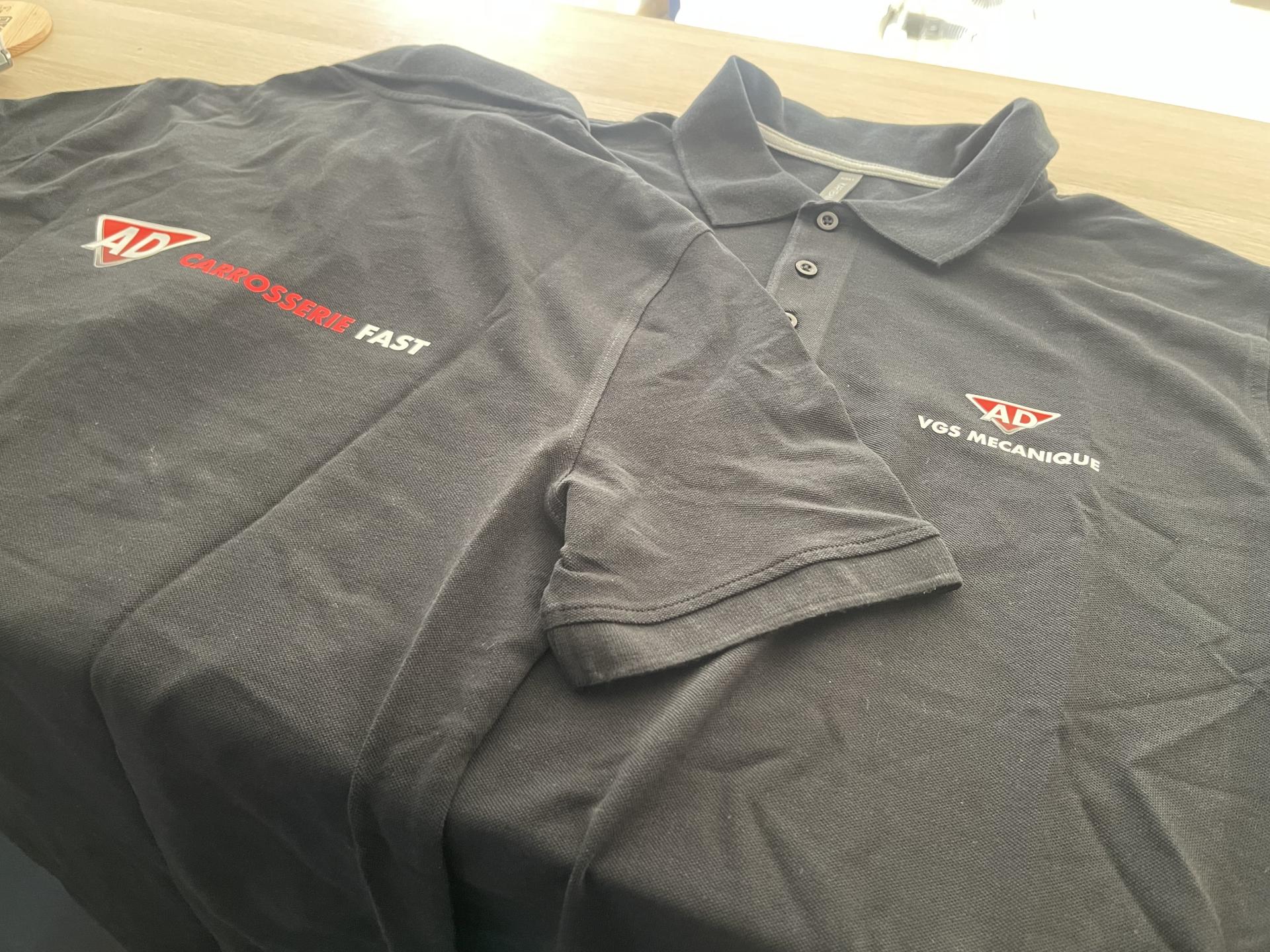 Polos personnalisés AD autodistribution